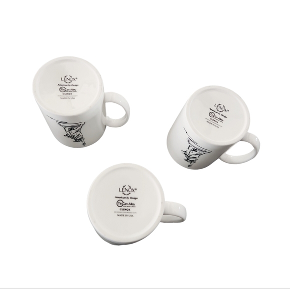 LENOX Dinnerware Tin Can Alley New York Accent Statue of Liberty 3 piece Mug Set - Picture 6 of 8